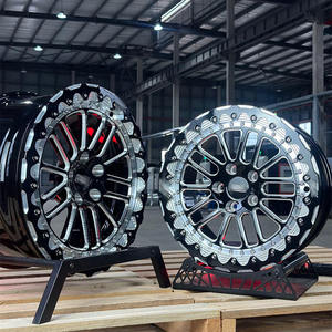 גלגל מחושל רב-חישורים 4x4 5x120 5x114.3 5x112 6X139.7 15 17 18 אינץ' עם נעילת חרוזים לשטח, מתאים לרכב שטח (SUV) ולרכב Belak, עבור שברולט סילברדו - Product Image 1