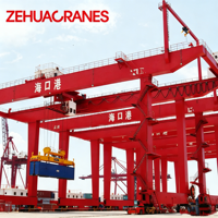 Grue portique multifonctionnelle intelligente Zehua, transpalette de conteneurs monté sur rail avec une hauteur de levage de 25 m et une portée de 30 m
