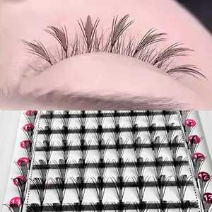 Extensions de cils effet <span class=keywords><strong>anime</strong></span> à pointes, cils manga effilés, naturels mats et scintillants, en PBT, sans cruauté animale, OEM disponible - Product Image 4
