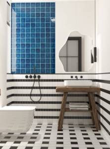 Azulejos de Cerámica Mosaico Marroquíes <span class=keywords><strong>Jordan</strong></span> de Conejo Blanco - Ecológicos y Resistentes al Agua para Dormitorio, Hotel y Baño - Product Image 3