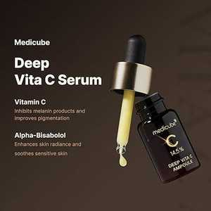 MEDICUBE Deep Vita C Ampoule 30ml Vitamin C Liquid Ampoule Korean Skincare <b>Face</b> Care Brightening & Anti-Aging <b>Serum</b> Wholesale - Product Image 3