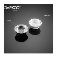 Lentille optique Led Darkoo Lentille Type 3535 Lentilles Lumière Cob Composants de gros Optique 36 15Degee pour décoration linéaire Led Optique Len