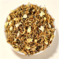 Thé noir Dian Hong en vrac de qualité supérieure, parfumé au jasmin et à la soie dorée, thé noir du Yunnan premium pour la vente en gros
