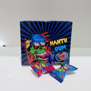 Goma de mascar popular de Halloween con centro relleno de polvo ácido, crujiente, de burbujas, <span class=keywords><strong>dulce</strong></span> y ácida, que cambia de color, para broma - Product Image 3