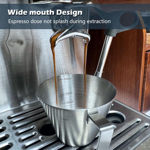 อุปกรณ์เสริมกาแฟเอสเพรสโซ่สแตนเลส ถ้วยตวงกาแฟพร้อมสเกลคู่ - Product Image 4