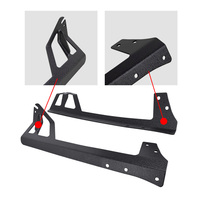 Support de montage pour barre lumineuse LED droite de 50 pouces avec feux de jour DRL pour Jeep JK Wrangler tout-terrain