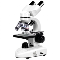 Two-Person Multi-Viewing LED Biological Microscope 400x 1080p Camera Auto Focus IP53 Rated Educational Laboratory Use