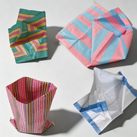 Sac tissé en polypropylène (PP) vide en plastique, 25 kg, 50 kg, design personnalisé, pour l'emballage de céréales, maïs, farine, riz - Vente en gros