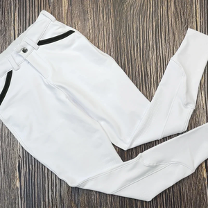 Leggings équestres personnalisés pour enfants pantalons d'équitation en silicone pour garçons culottes anti-boulochage printemps été Jodhpurs - Product Image 3