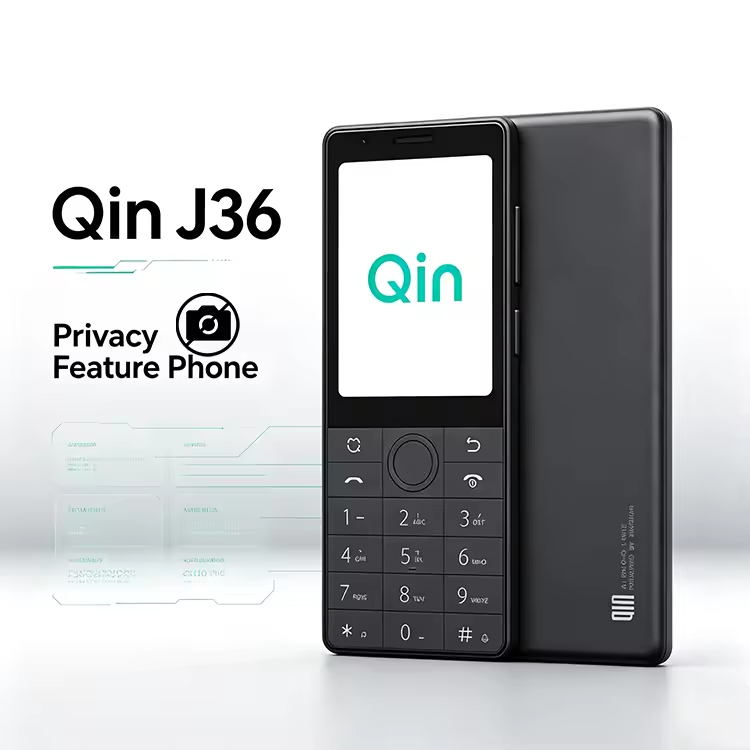 Wholesale No Camera Qin J36 Button Smartphone 3GB+32GB Android 13 MTK6761 2.8 Inch Dual Nano SIM 2500mAh Keypad <strong>Mobile</strong> <strong>Phone</strong>