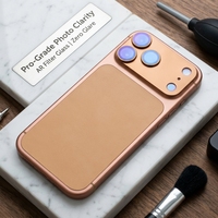 Protection d'objectif Premium Anti-Rayures pour iPhone 16 Pro Max, Revêtement AR, Haute Transparence, Verre de Caméra à Couverture Totale
