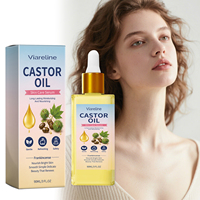 Sérum visage anti-âge à l'huile de ricin naturelle avec vitamine C, hydratant et raffermissant, soin revitalisant pour la peau, 90 ml
