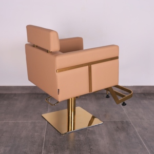 Sedia da barbiere di alta qualità con poggiapiedi per parrucchieri uso all'ingrosso materiale metallico - Product Image 4