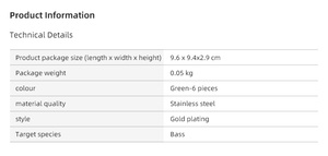 Gourami 6/12PCS用于冲浪捕鱼的盐水蓬帕诺钻机，带浮标的双滴蓬帕诺钻机，佛罗里达州海上冲浪捕鱼 - Product Image 5