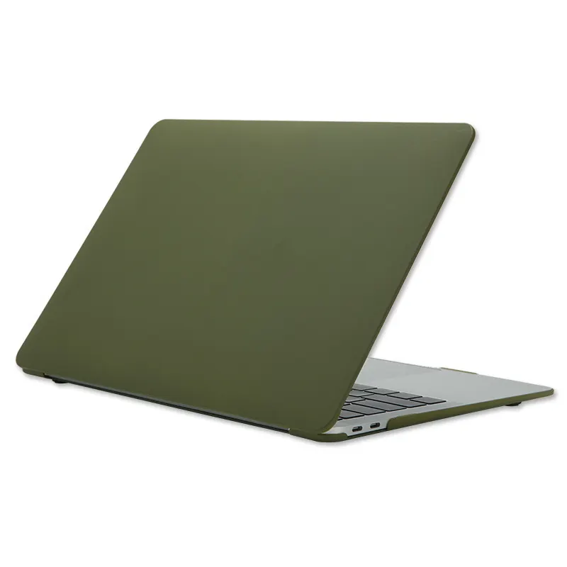 कस्टम क्रीम मैट मामले लैपटॉप हार्ड कवर मैकबुक के लिए और एप्पल लैपटॉप मामले के लिए आकार 13 एयर 13 समर्थक