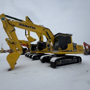 Excavatrice d'occasion Komatsu PC200 la plus vendue, modèles PC200-7, PC200-8, PC210, PC240, excavatrice de terrassement d'occasion, pelle médiatineuse de 20 tonnes sur chenilles - Product Image 1