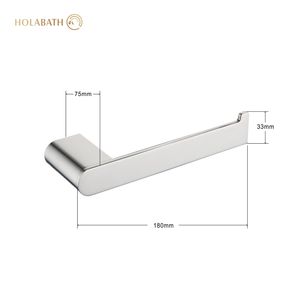Hôtel de luxe salle de bain toilettes 304 acier inoxydable or mural anneau de <span class=keywords><strong>serviette</strong></span> de bain SUS304 porte-<span class=keywords><strong>papier</strong></span> - Product Image 4