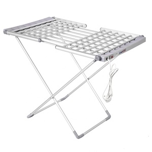 Stendibiancheria Elettrico Pieghevole e Smontabile in Alluminio a Doppio Livello, Resistente, per Bagno, Soggiorno, <span class=keywords><strong>Armadio</strong></span> e Scarpe - Product Image 5