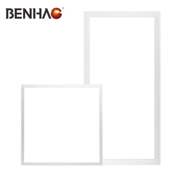 BENHAO Super Bright Office Hotel Ceiling Light Fixtures Square 24W 40W 50W LED Panel Light