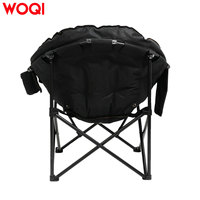 Fauteuil lune pliant léger et moderne WOQI, siège de jardin portable, mobilier de camping extérieur