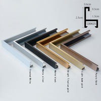 Bingkai Poster Logam LB0625 5 Warna A0 A1 A2 A3 A4 8X10 11X14 Inch Bingkai Foto Aluminium