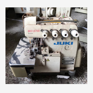 Máquinas de Coser Industriales Juki de <span class=keywords><strong>5</strong></span> <span class=keywords><strong>Hilos</strong></span> MO 6716 de Segunda Mano, Marca Japonesa, con Puntada de Seguridad <span class=keywords><strong>Overlock</strong></span> - Product Image 1