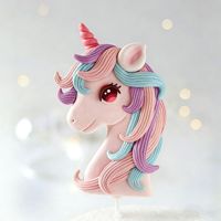 Backdekoration Traumhafter Regenbogen Glitzer Einhorn Regenbogen Aufsatz für Kindergeburtstag Zubehör Regenbogen Tortendekoration