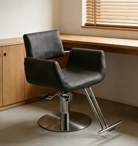 Fauteuil de Barbier DM Moderne et Luxueux, Chaise Pivotante de Haute Qualité pour Salon de Beauté, Matériel Métallique - Product Image 3