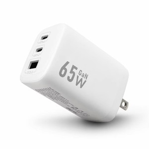 <span class=keywords><strong>Chargeur</strong></span> mural USB C GaN <span class=keywords><strong>65W</strong></span> N1 3 ports <span class=keywords><strong>Usbc</strong></span> Type A PD3.0 Adaptateur de charge rapide pour ordinateur portable tablette smartphone bureau voyage - Product Image 3