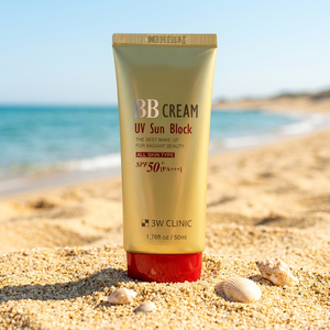 [3W CLINIC] ยูวี ซัน บล็อก บีบี ครีม - 50 มล. (SPF50+ PA+++) / ผลิตในประเทศเกาหลี - Product Image 3