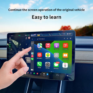Adaptateur CarPlay sans fil <span class=keywords><strong>pour</strong></span> Tesla modèle 3 modèle Y 2017-2023 Ai Box Dongle Apple BT Wifi Connection Spotify <span class=keywords><strong>Waze</strong></span> IOS15 - Product Image 5