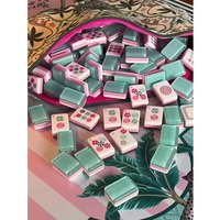 Jeu de Mahjong américain Lucky Bam Cabana Lounge, tuiles en acrylique, 160 tuiles, jeu personnalisé, en stock, vente en gros