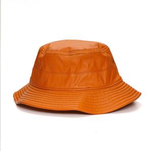 Chapeaux de seau de luxe personnalisés en cuir, camping, golf, à large bord, avec logo brodé pour femmes et hommes - Product Image 2