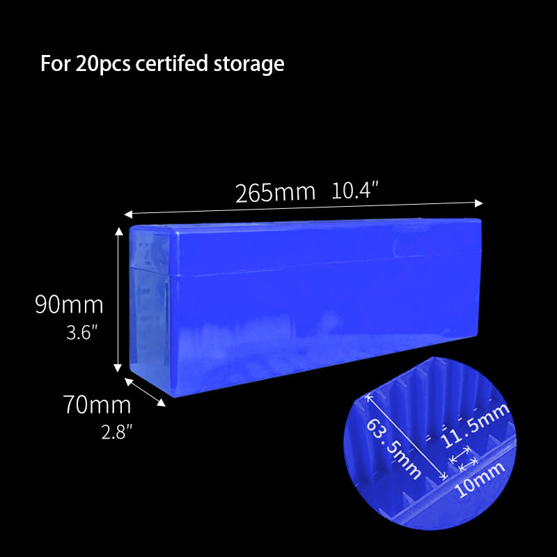 Blue: for 20pcs certified slab