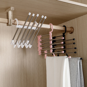 <span class=keywords><strong>Cintre</strong></span> pliant multicouche 5 en 1 de qualité supérieure <span class=keywords><strong>Cintre</strong></span> réglable multifonctionnel peu encombrant - Product Image 2