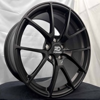 Jantes forgées légères noires mates Vs5rs 18 19 20 21 22 pouces 5x120 5x114.3 Monobloc en alliage pour BMW M3 M4 Tesla Mustang