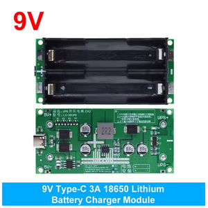 Type-C 3A 15W ที่ชาร์จเร็วพาวเวอร์ซัพพลาย/18650โมดูลที่ชาร์จแบตเตอรี่ลิเธียม DC-DC Step Up Booster Converter 5V 9V 12V - Product Image 5