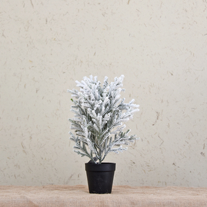 Bonsai Artificiale di Pino Bianco per Tavolo, Piante Artificiali da Interno per Decorazioni Invernali - Product Image 3