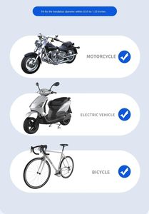Factory Hot Selling Waterproof Motorcycle <b>Phone</b> <b>Holder</b> Universal Anti-shake 360 Rotating Handlebar & Rearview Mirror Mount - Product Image 2