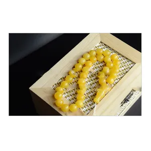 Giant Muslim Baltic Amber Islamic Handmade Prayer Beads