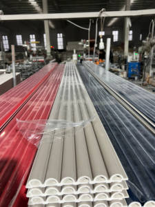 Panneau mural rainuré en WPC au design moderne, panneau mural 3D en PVC, alternative au bois, fonction imperméable - Product Image 4