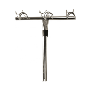 Porte-canne réglable en acier inoxydable 316 pour montage sur pont marin avec rotation à 360°. Quincaillerie marine 1 pouce, horizontale et verticale, S - Product Image 4
