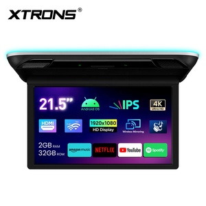 XTRONS 21.5 Inch Android Car Roof Flip Down Monitor, FHD IPS Display, HD Input, Metal Mounting for Coach Bus Motorhome - Product Image 2