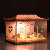 HHD Nouveau ℉ ℃   Poulailler d'intérieur pour poussins, capacité jusqu'à 20 poussins, avec thermomètre intégré