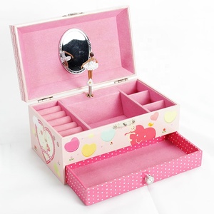 Cheap Paper music box Ring Storage Dancing Ballerina Music Jewelry Box Unicorn Music Box
