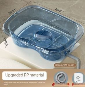 Muebles de salón de belleza portátiles de 60L, lavabo de lavado de pelo de altura ajustable, gran oferta para uso en Spa, diseño moderno - Product Image 4