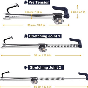 Khóa chống trộm ba phần cho xe ô tô bên trong các biện pháp an ninh vô lăng - Product Image 4