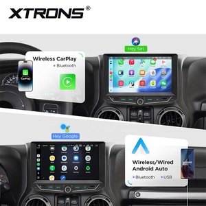 เครื่องเล่นมัลติมีเดียในรถยนต์ XTRONS ขนาด 9 นิ้ว ระบบแอนดรอยด์, AKM DSP, DTS, QLED, Wireless CarPlay Android Auto สำหรับรถจี๊ป แรงเลอร์ ปี 2011-2017 - Product Image 4