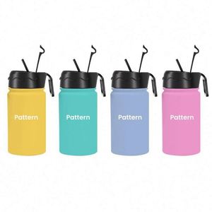 Wholesale <b>Vacuum</b> Insulated Stainless Steel Water Bottle 500ml/750ml/1L Custom Logo <b>Portable</b> With Handle - Product Image 1