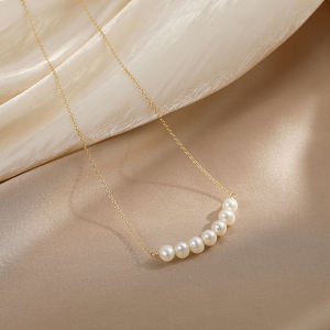 Collier pendentif en argent sterling avec perle d'eau douce 1473, style vintage, bijoux de mariage et de fête, bijoux de fiançailles - Product Image 5